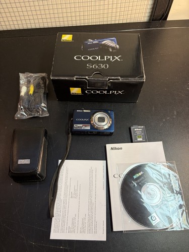 Nikon coolpix s630 blue - coolpix,