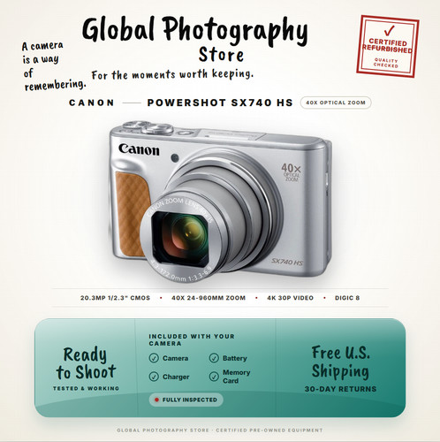Canon powershot sx740 - canon,