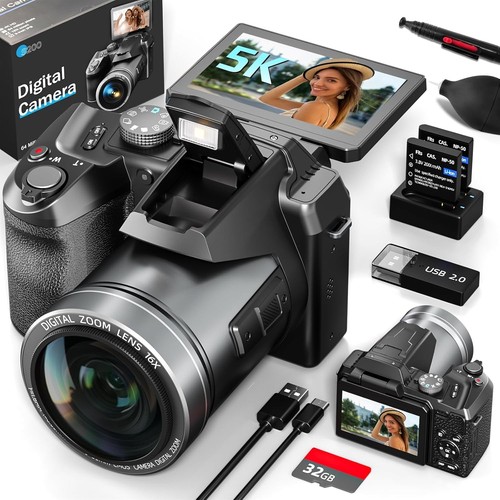 Digital cameras 64mp - 5k, 16x